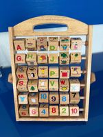 TCM Lern-ABC Alphabet Holz Lernspiel mit OVP