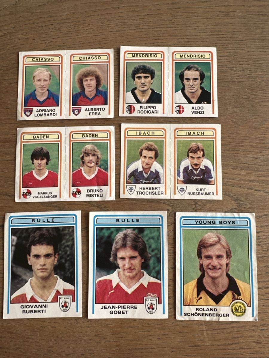 Panini Carte collezionabili: 7 Panini Sammelbilder Schweiz 83 – Nuovo (secondo la descrizione) da Frauenfeld venduto da Jose_luis