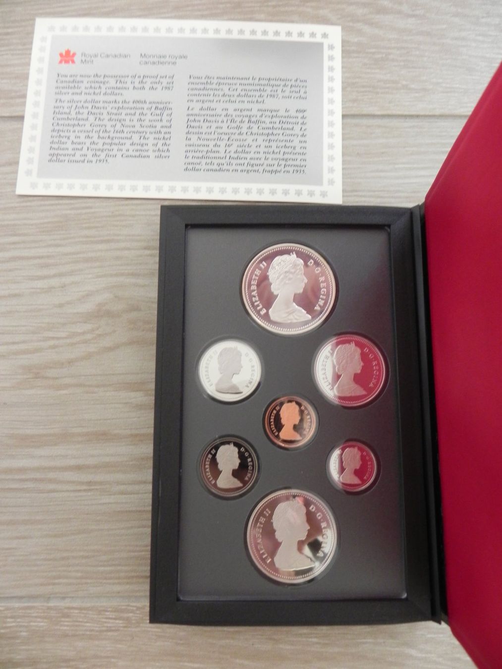 Toutes les monnaies: Original Münzenset - Mintset- Canada 1987 Proof - PP – Neuf avec emballage d'origine à Biel/Bienne par Gogolozi 6