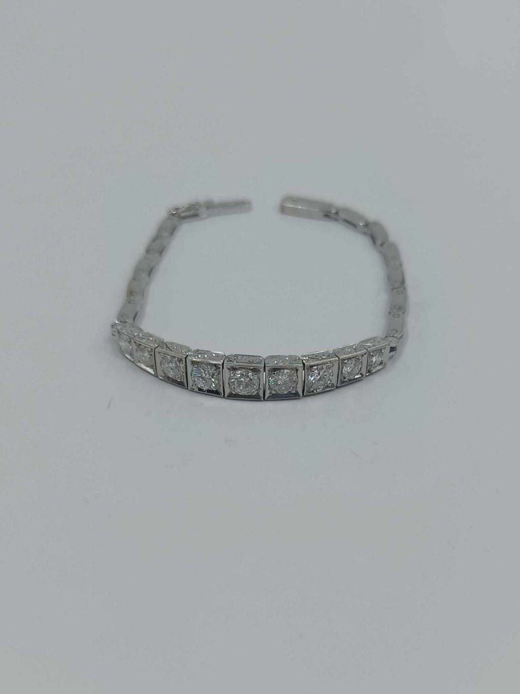 Bracciali & Braccialetti: DIAMANTBRACELET IN 585 WEISSGOLD – Usato da Luzern venduto da EdiGem 9