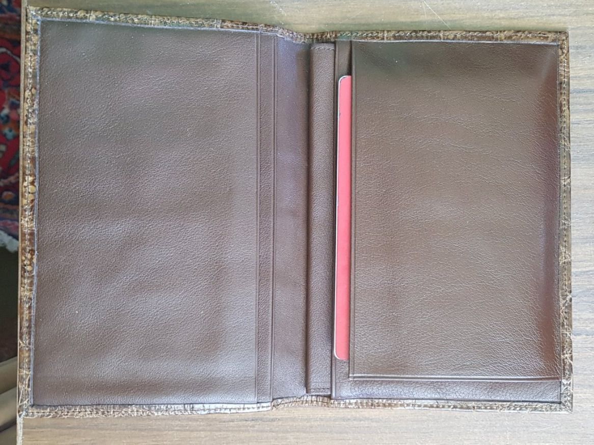 Altro in  Abbigliamento & Accessori: Passportfolder Dokumentenmappe Krokoleder 1950er – Nuovo (secondo la descrizione) da Mörschwil venduto da wunderkiste44 6