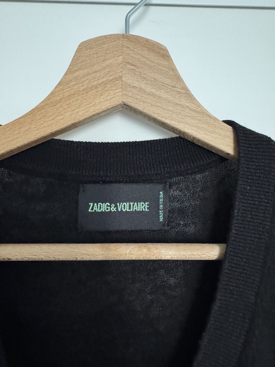 Zadig & Voltaire Tops: Zadig&Voltaire Wully top size M black – D'occasion à Zürich par Linen218 3