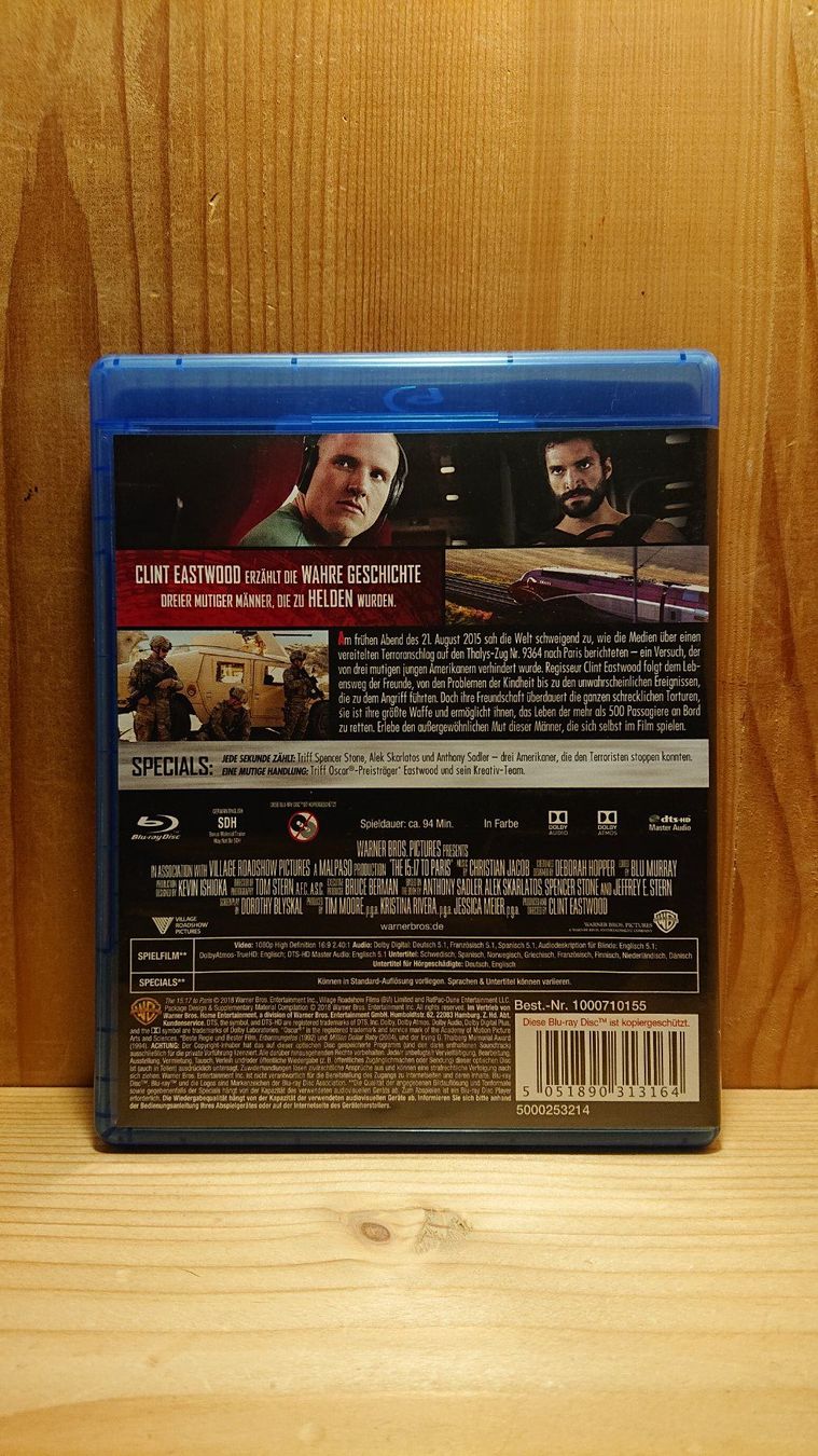 Tutti i DVDs: 15:17 PARIS Blu-Ray – Usato da Wilderswil venduto da Exebub 1