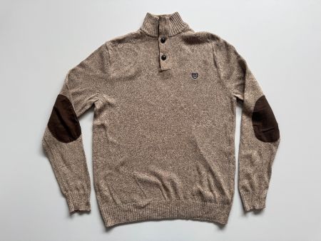 Chaps pullover 100% cotton 1/4 button Sz M