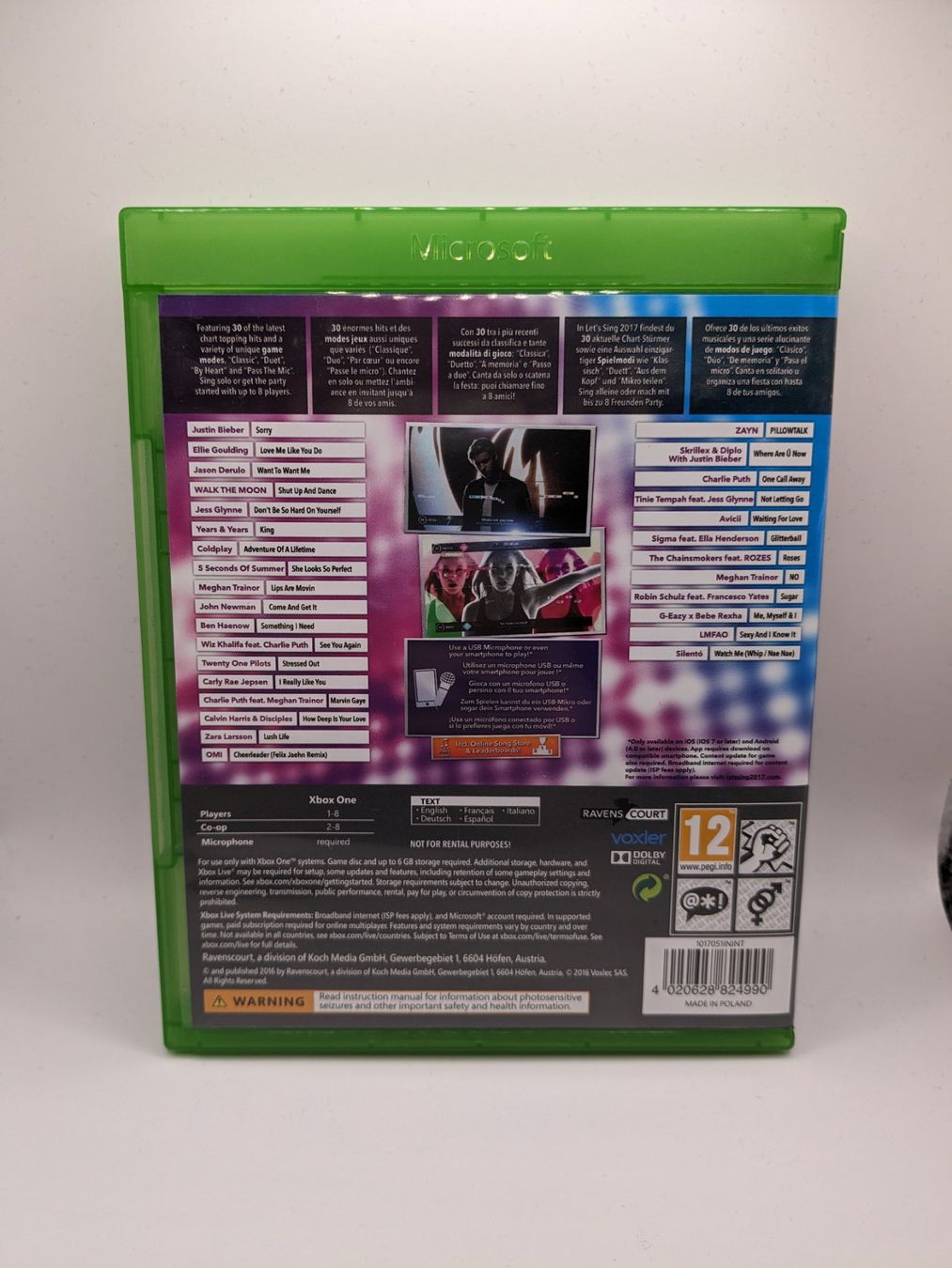 Microsoft Spiele: Let's Sing 2017 - Xbox One Game - Justin Bieber – Gebraucht aus Hünenberg See von SpecialEditionGaming 2