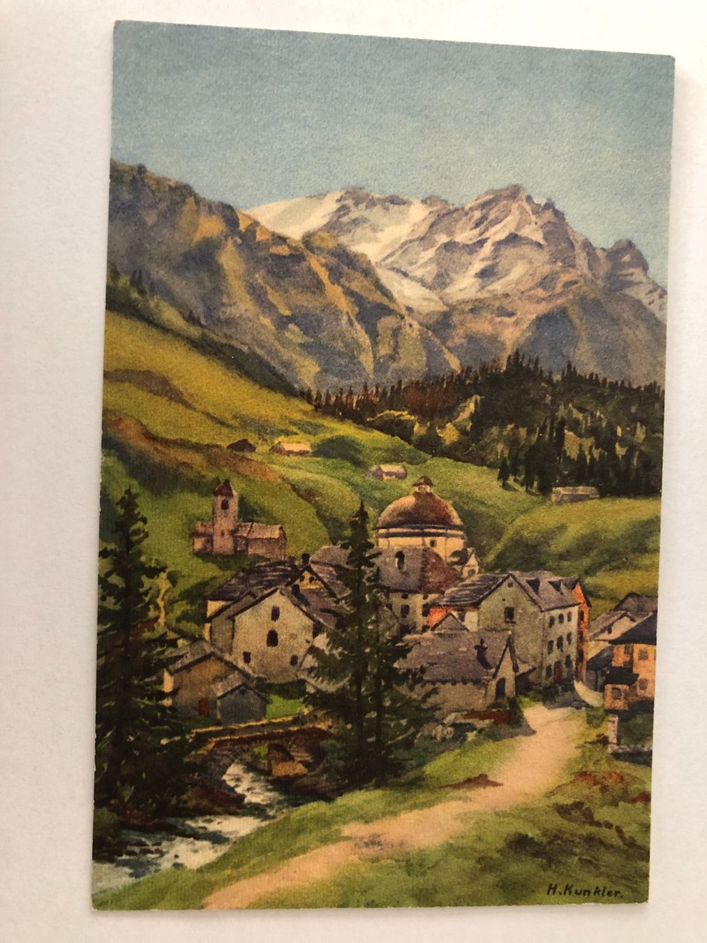 Cartoline postali: San Bernardino  Dorf – Usato da Pfäffikon ZH venduto da Waltoversand