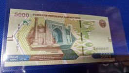 Banknote Azberkistan 2021 NEU