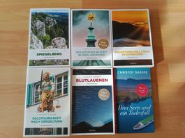 6x Christof Gasser Solothurn Krimis Romane Schweiz