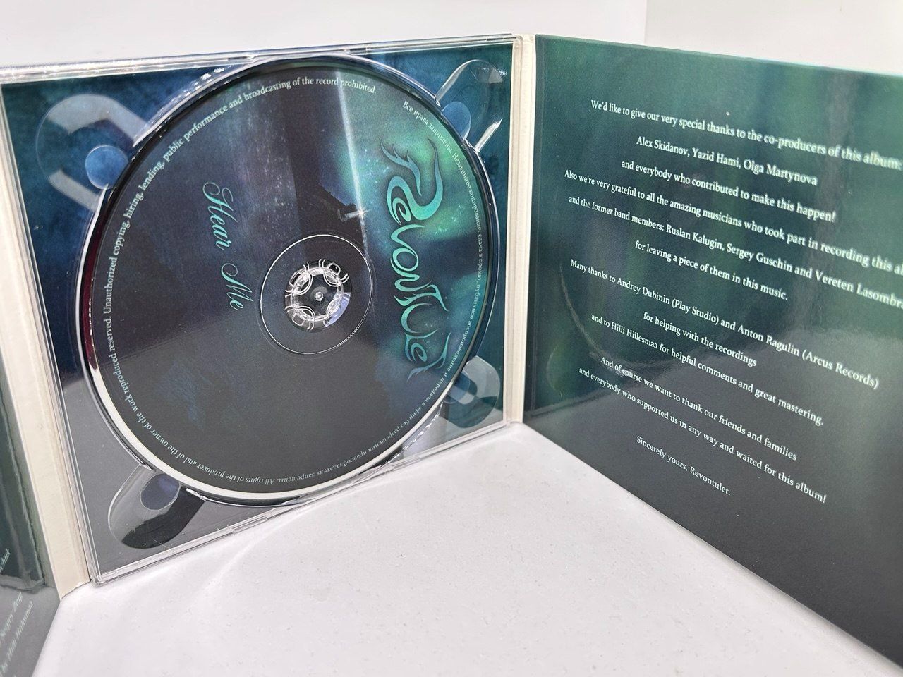 CD: "Hear Me" Revontulet  2014 (Autografato) – Usato da Giubiasco venduto da LorisVale 3