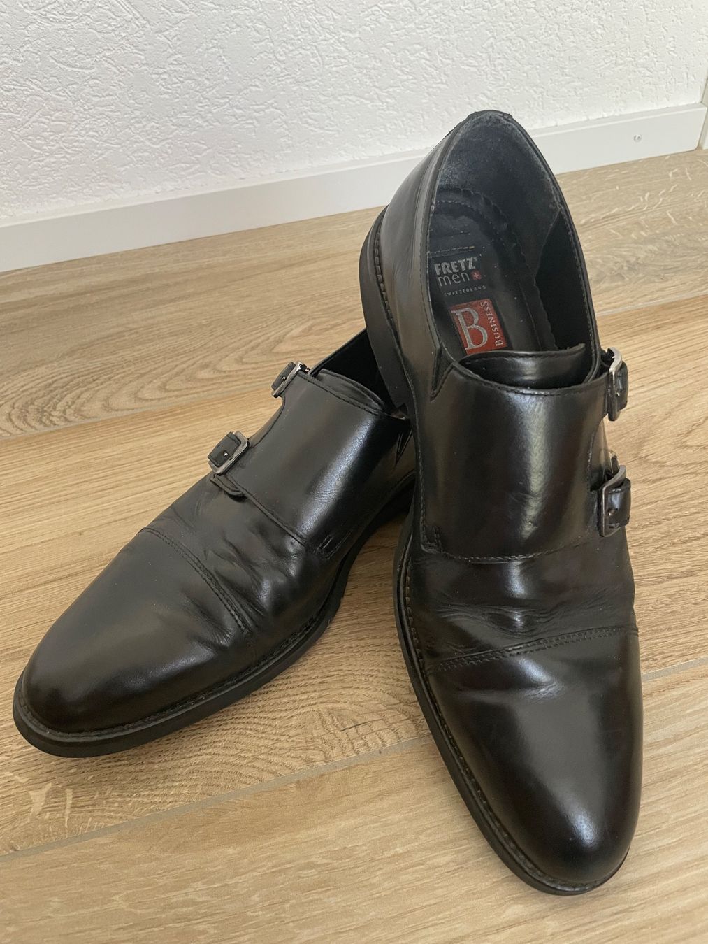 Scarpe da uomo: DOPPEL MONKSTRAP AUS LEDER Herrenschuh – Nuovo (secondo la descrizione) da Klingnau venduto da Quasimondo