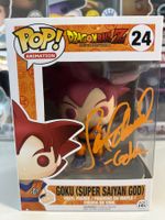 Funko POP! Dragon Ball Z Battle of Gods Goku Signed w/ Cert.