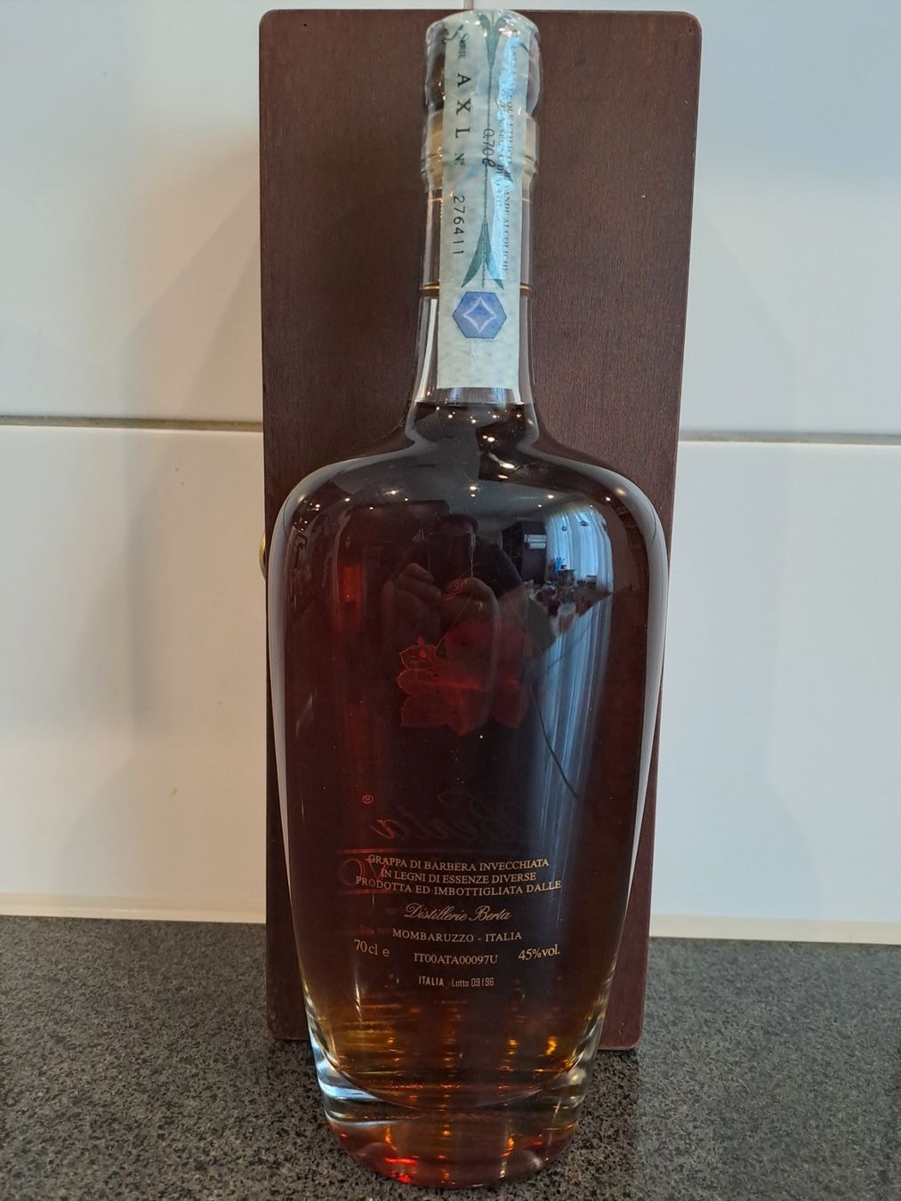Berta Bevande alcoliche: Berta Grappa Roccanivo 2001 mit OHK – Nuovo e nell'imballaggio originale da Elsau venduto da Kellerraeumung 6