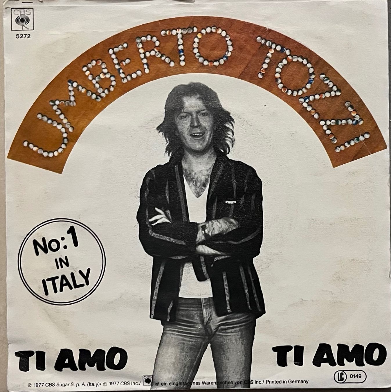 Dischi in vinile: UMBERTO TOZZI - TI AMO – Usato da Bussigny venduto da vinyl-pas-cher 1