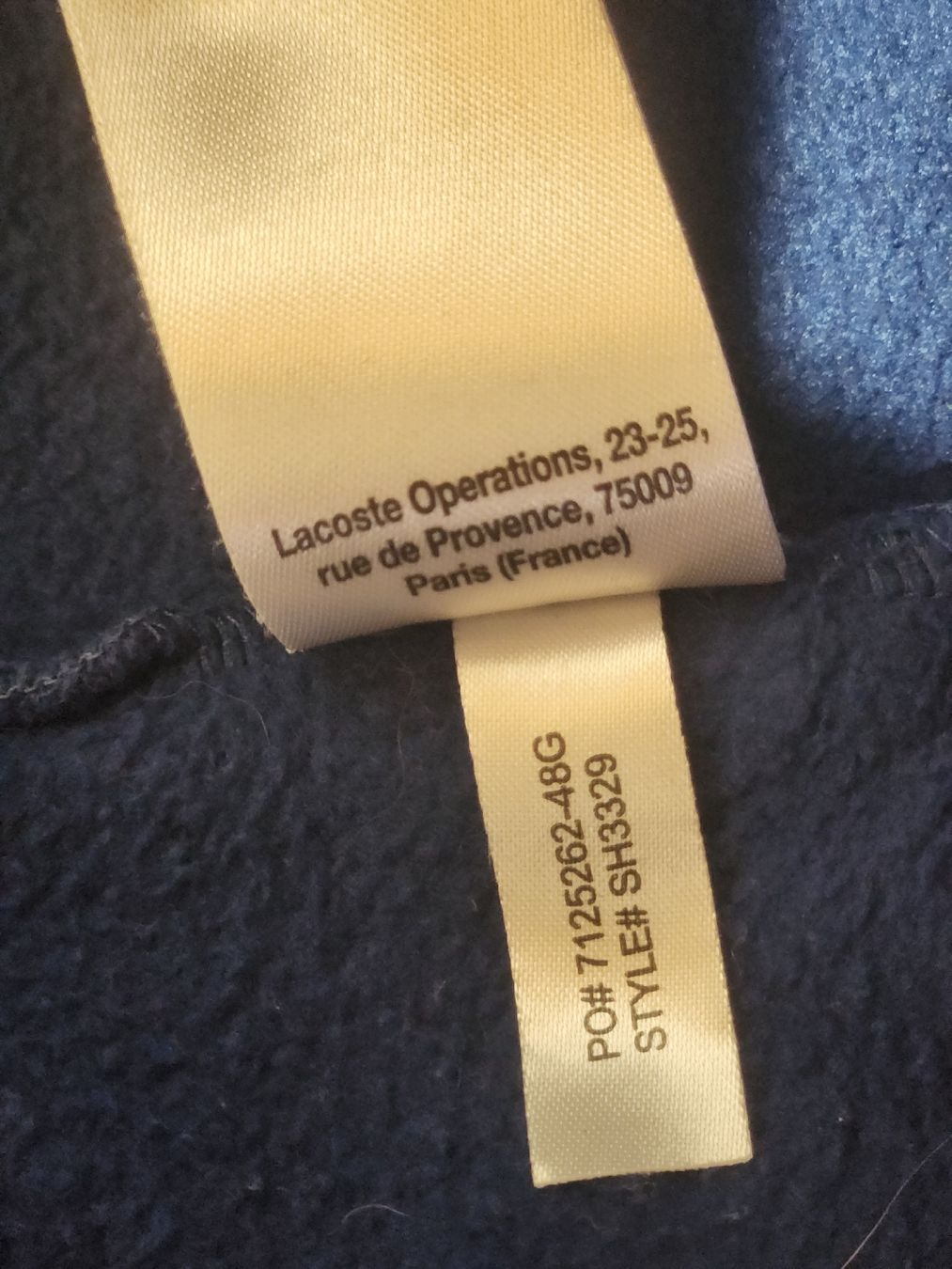 Lacoste Giacche: sweat Capuche  Lacoste  Taille  XL zippée  – Usato da Niedergösgen venduto da Eva2410 5