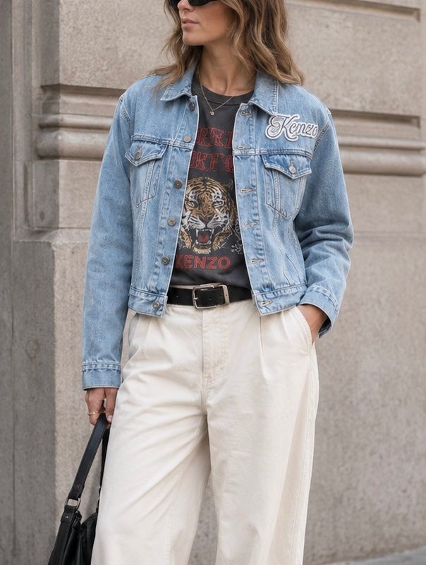 Kenzo Giacche: Kenzo Jeansjacke – Gr. M – Usato da Illnau venduto da Monkky