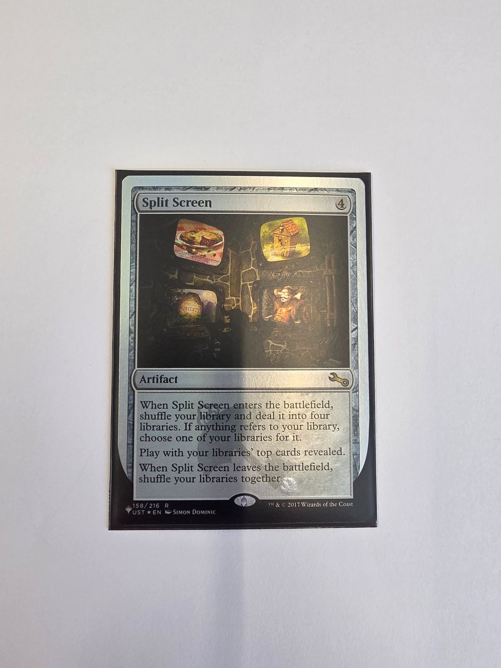 Magic The Gathering Carte collezionabili: MTG -Unstable (UST)- Karte: Split Sreen - SILBERRAND FOIL – Nuovo (secondo la descrizione) da Mörigen venduto da Gadgeteer 3