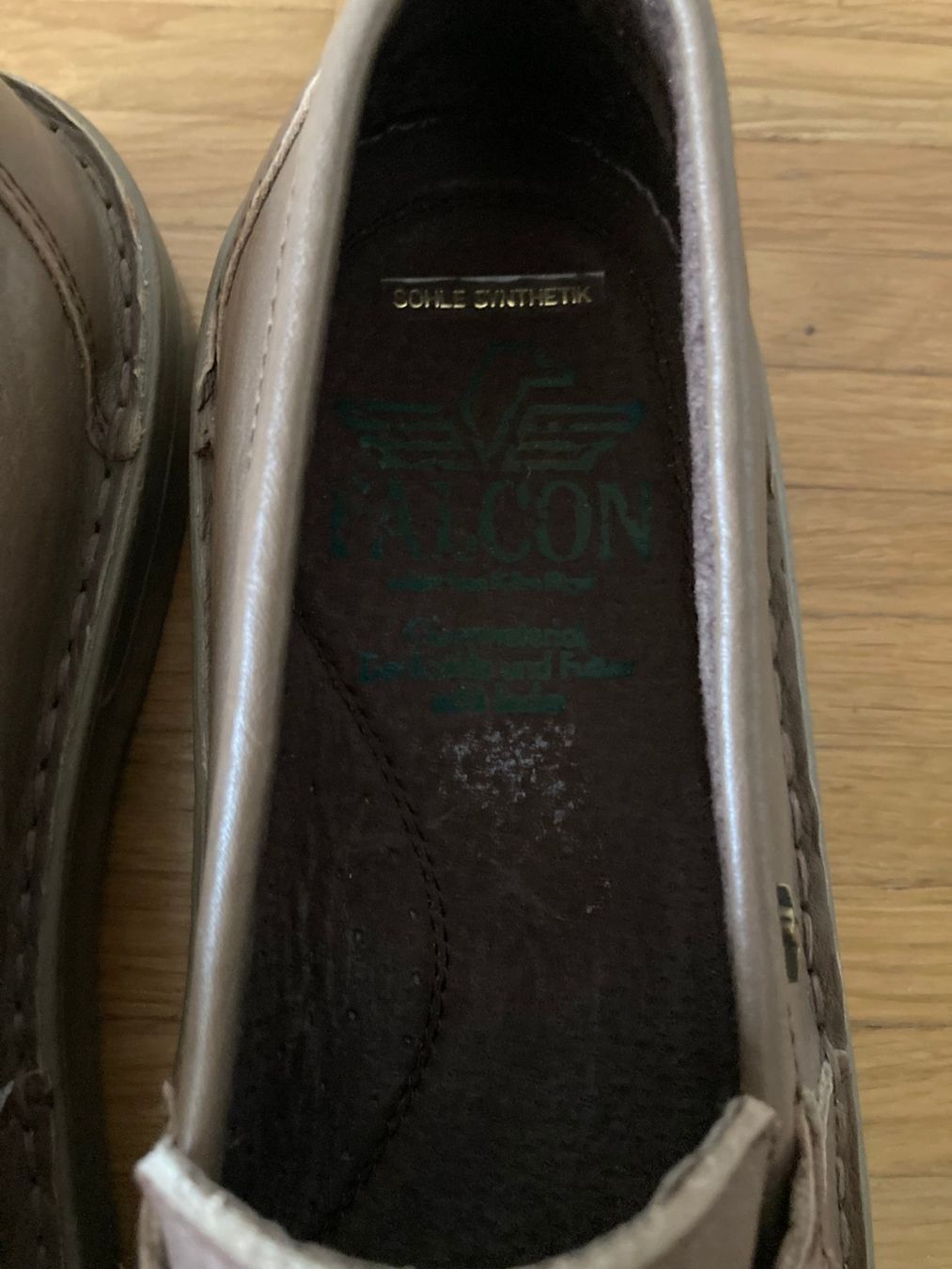 Herrenschuhe: Braune "Falcon" Leder Loafer, Gr. 43 - NEU – Neu (gemäss Beschreibung) aus Basel von Nofretete39 4