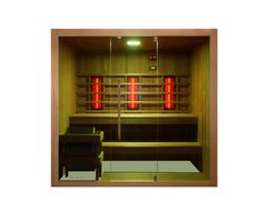 KOMBI Sauna+Infrarotkabine LEGANES für 4-5 Personen