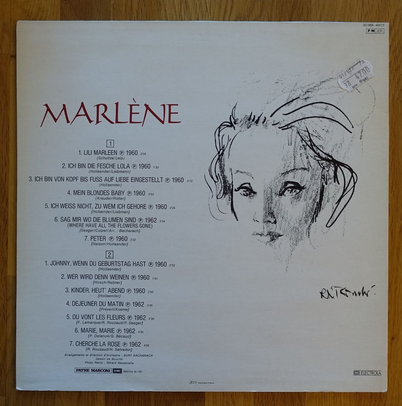 Dischi in vinile: Marlene Dietrich – Marlène - MAXI - T – Usato da Sessa venduto da discoverymedia 1