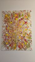 Tableau d'art moderne abstrait unique, fait main, neuf