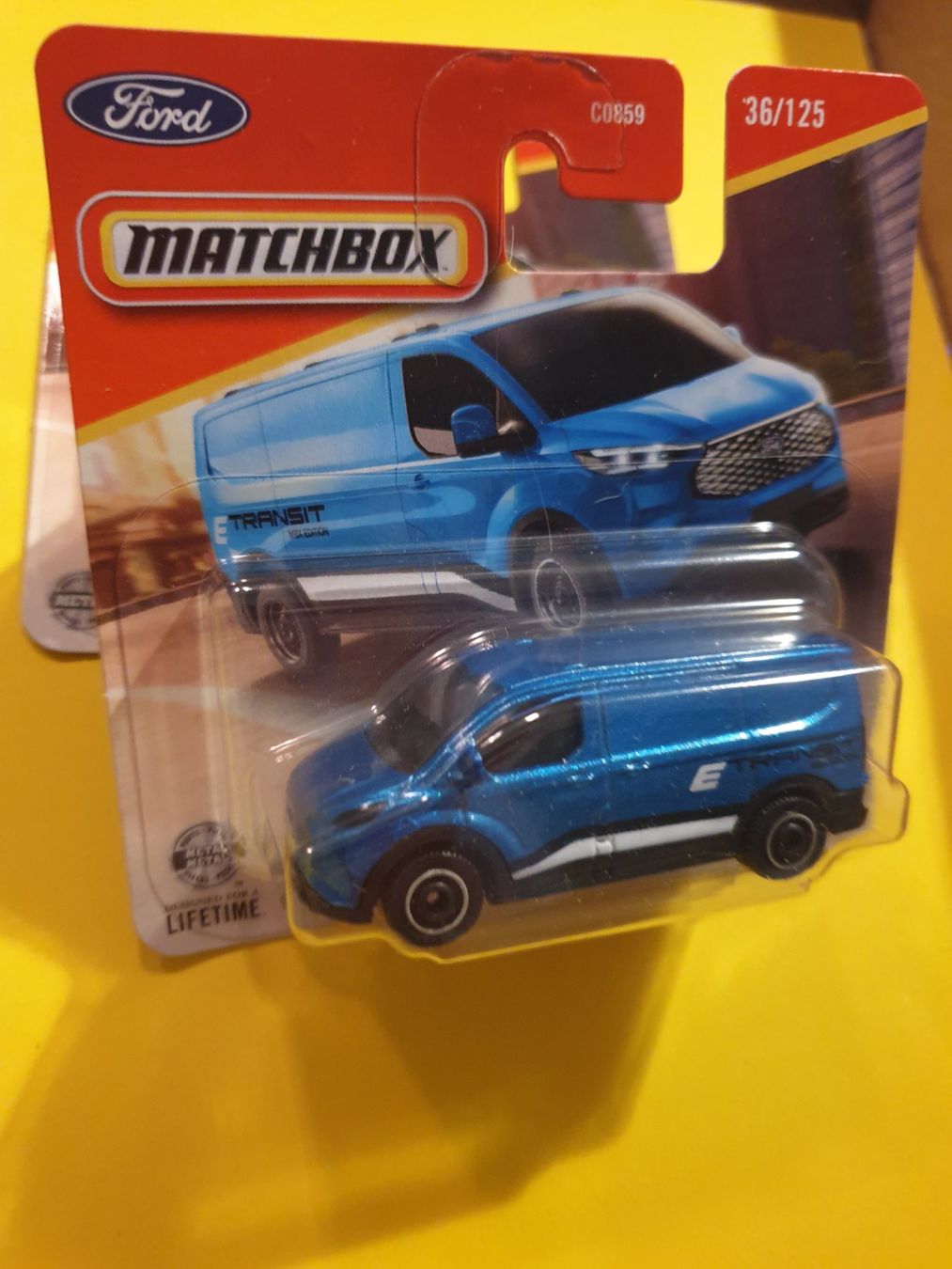 Matchbox Modellini d'auto: 2 x Matchbox 2023 FORD E-TRANSIT CUSTOM – Nuovo e nell'imballaggio originale da Oftringen venduto da Rotor 5