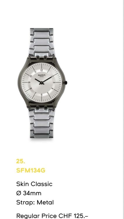 Swatch Uhr 1