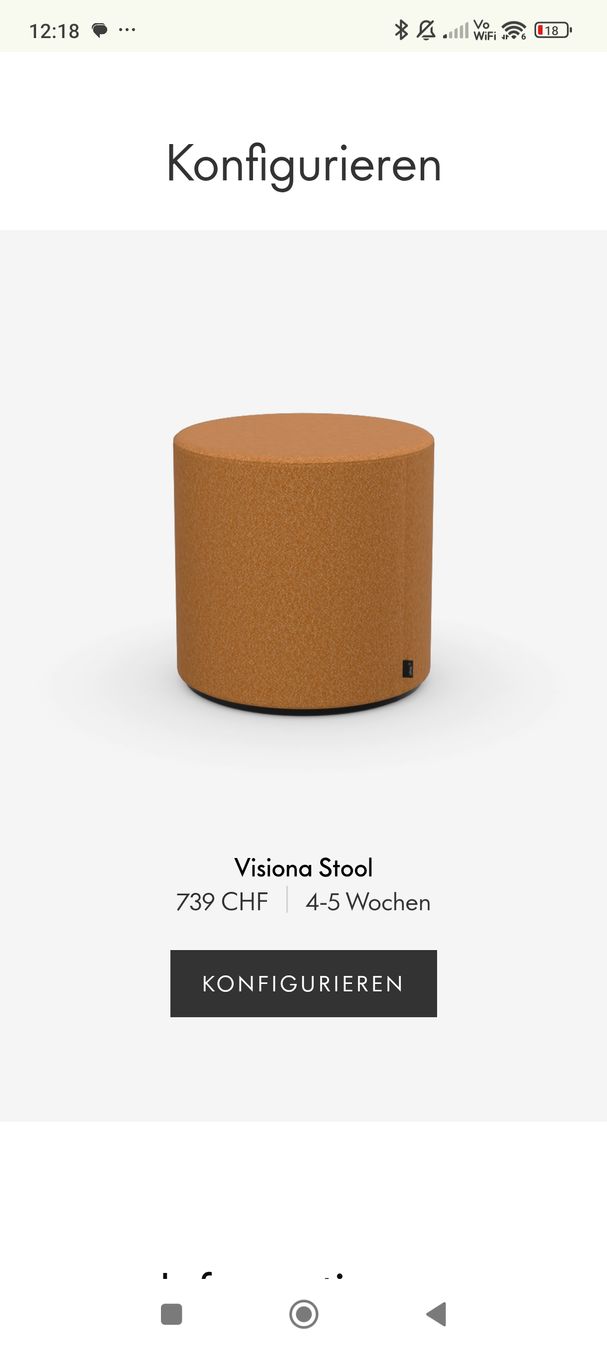 Vitra Sgabelli: 2x Vitra Visiona Hocker Orange – Usato da Zürich venduto da pokebros 1