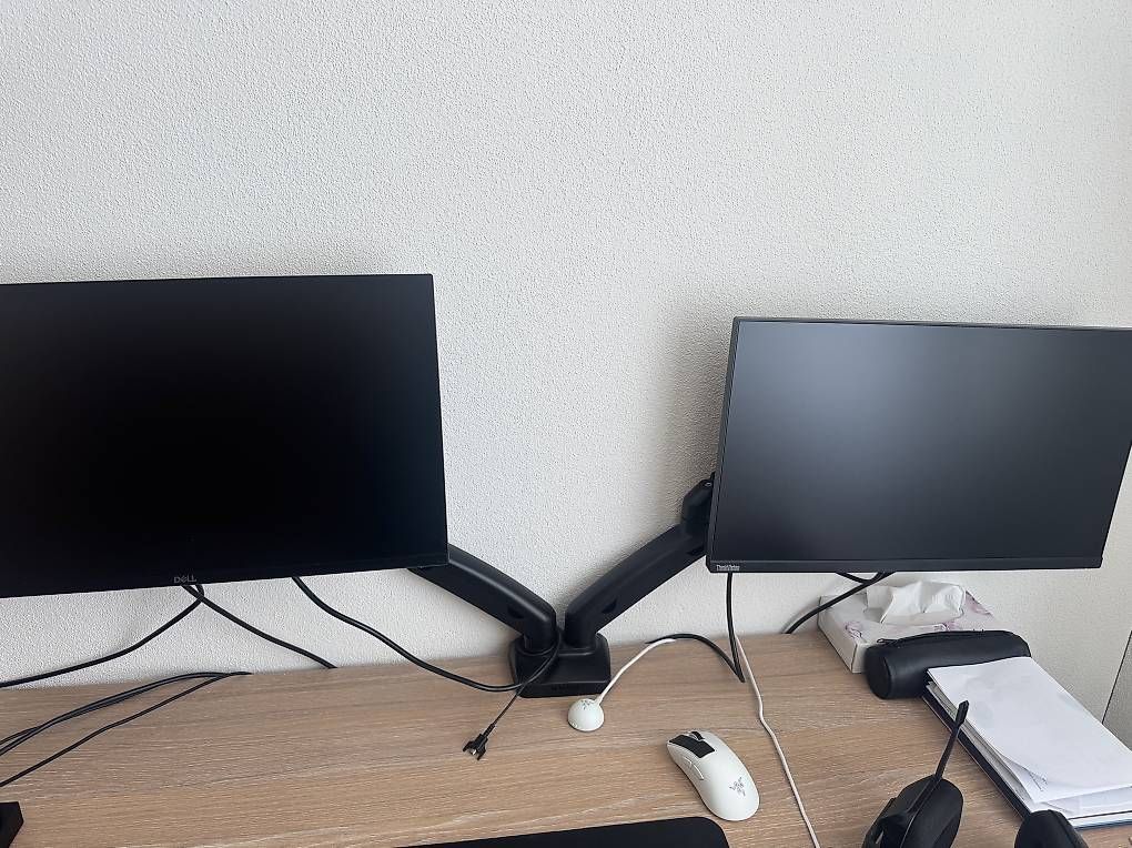 Monitor: 2 Monitore mit Tischhalterung – Usato da Rain venduto da Nikola997