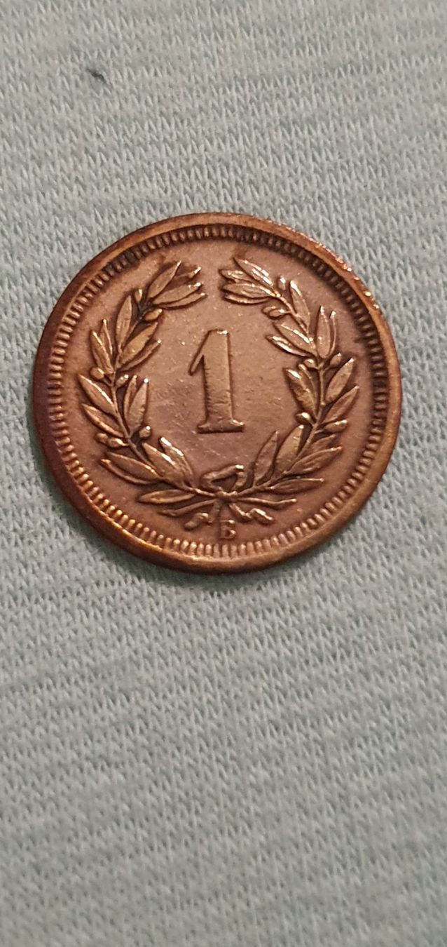 Tutti le monete: 1 Rappen 1883 – Usato da Wallenwil venduto da Rainbow45 1