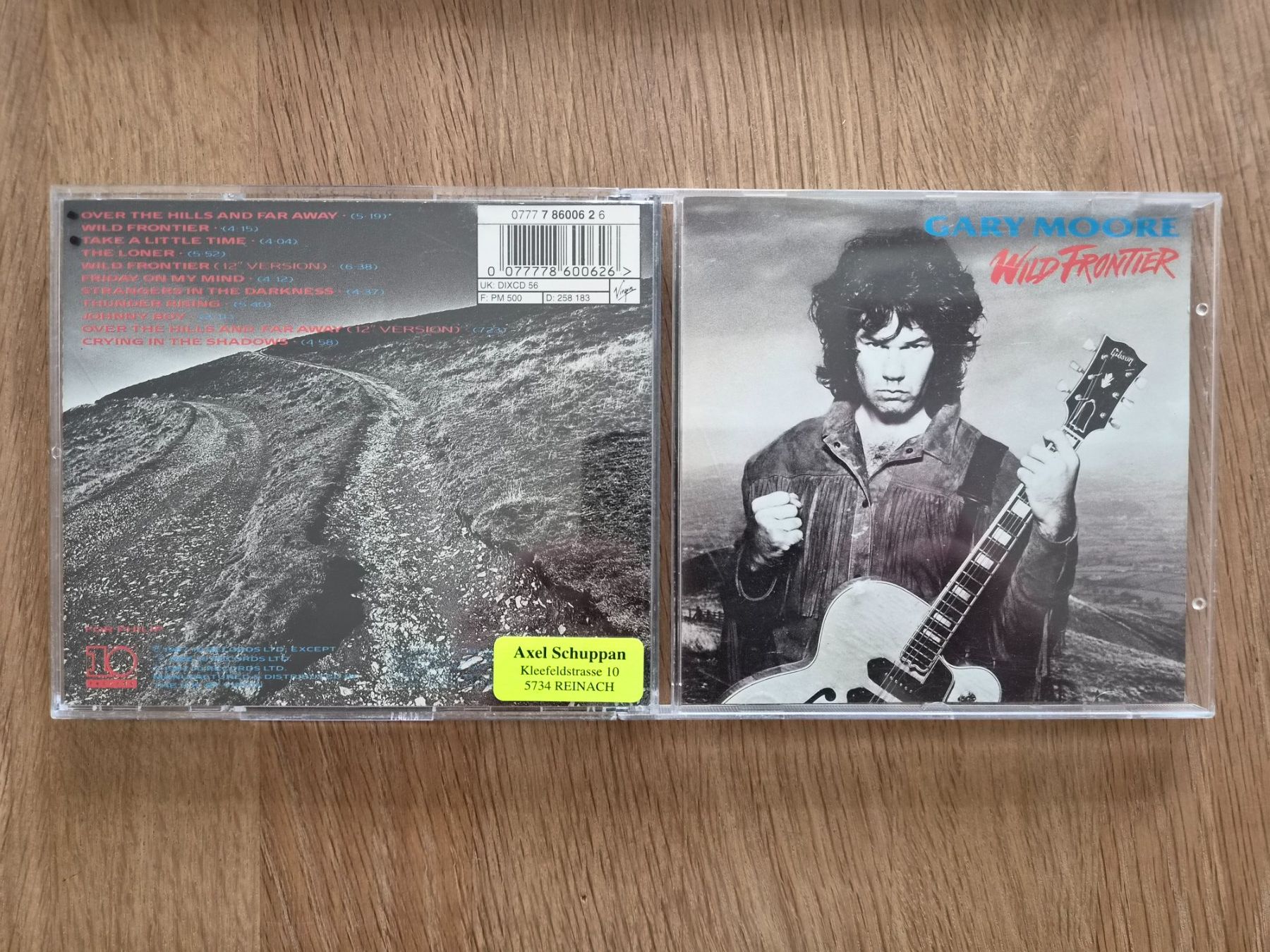 CDs: CD Gary Moore - Wild Frontier, 1987 – Gebraucht aus Nebikon von Harley-Davidson01