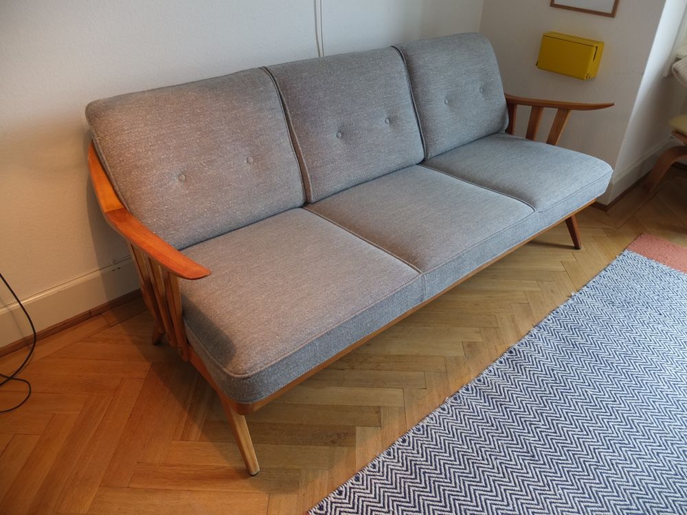 Sofa Knoll Antimott Midcentury Vintage Klassiker Kaufen auf