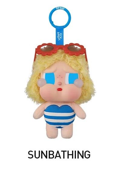 Pop Mart Statuette: POP MART CRYBABY Vacation Mode On Plush SUNBATHING – Nuovo e nell'imballaggio originale da Belmont-Lausanne venduto da HausPopCharm 2