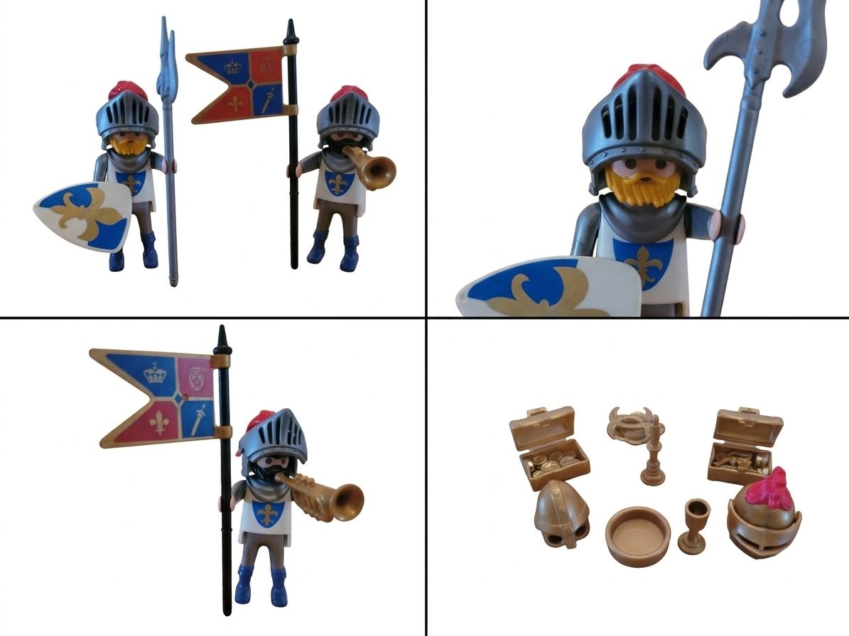 Giocattoli: Playmobil, Löwenritterkönig – Usato da Gunzwil venduto da Zappelhans 2
