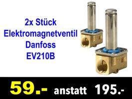 🔴 Elektromagnetventil 2x Stück DANFOSS EV210B  /308X
