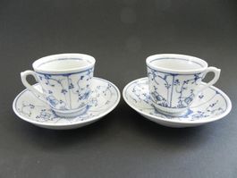 Rauenstein Porzellan / 2 antike Espressosets gemarkt