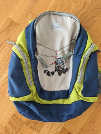 MC KINLEY Kinderrucksack mit Waschbär