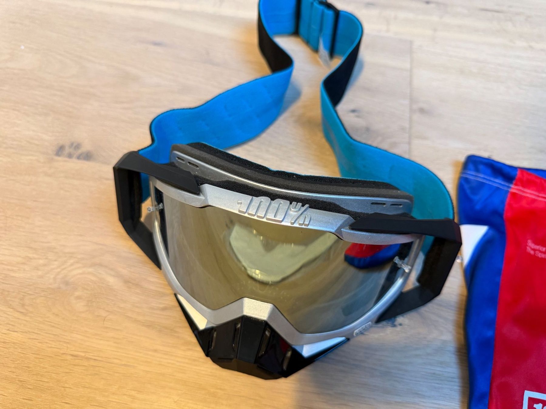 Brillen & Gläser: 100% Racecraft Motocross Goggle | Schwarz/Silber – Gebraucht aus Schinznach-Bad von joe_l2gt 1