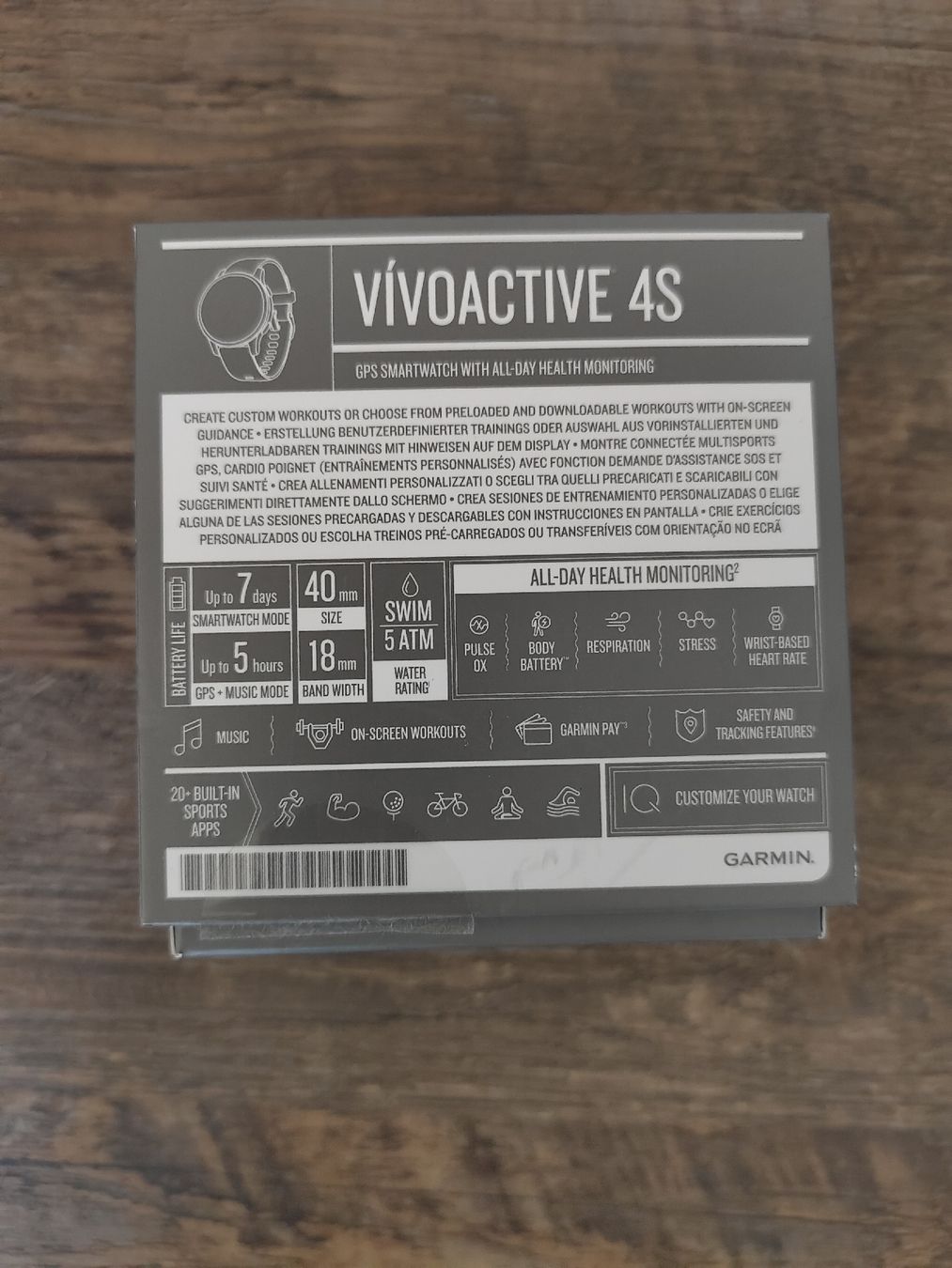 Garmin Smartwatch: Vivo Activ 4s – Neuf (Voir description) à Münsingen par dom_9x7h 2