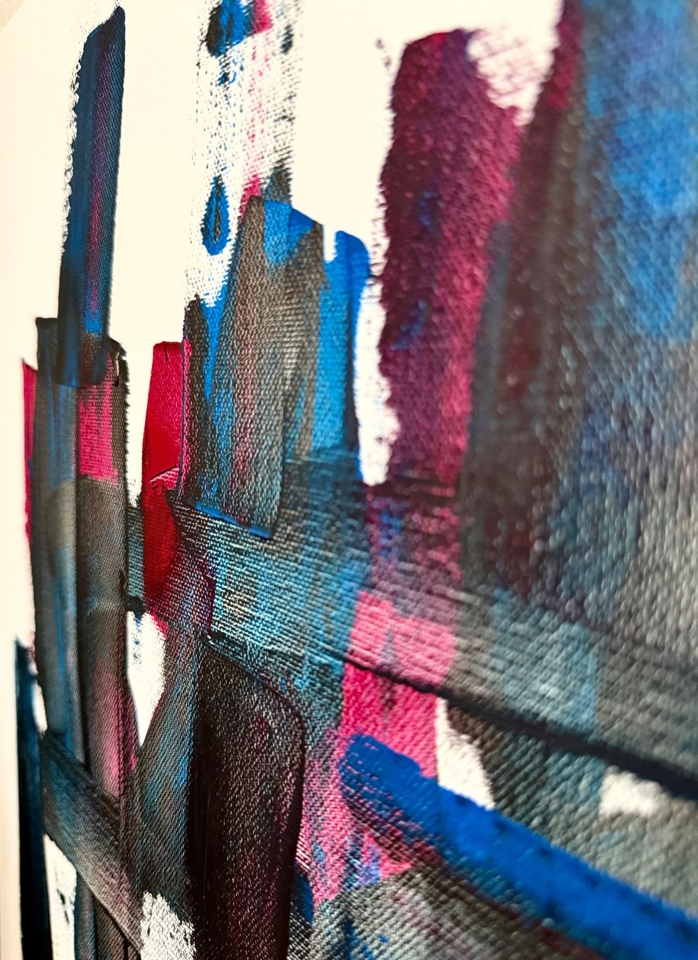 Gemälde: Original Acrylgemälde/Tableau abstrait “Violenza trattenuta” – Neu (gemäss Beschreibung) aus Cugnasco von EmozioniSuTela 4