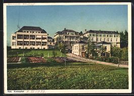 AK Rüti, Blick zum Kreisspital, 1933