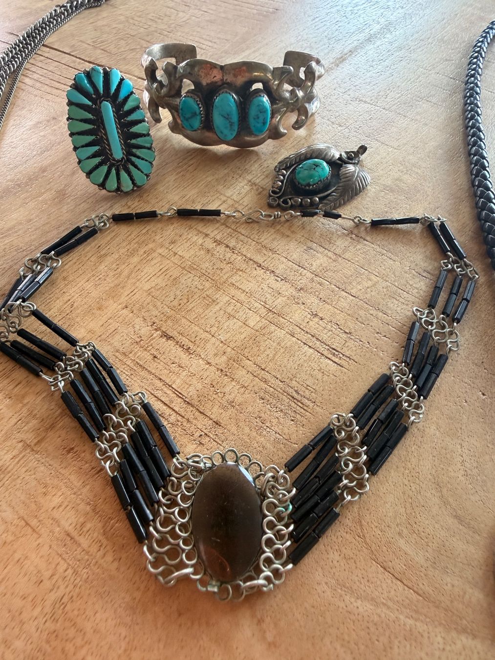 Ketten: Schmuck Set, Turquoise, Vintage – Gebraucht aus Wil ZH von Zoemaus 1
