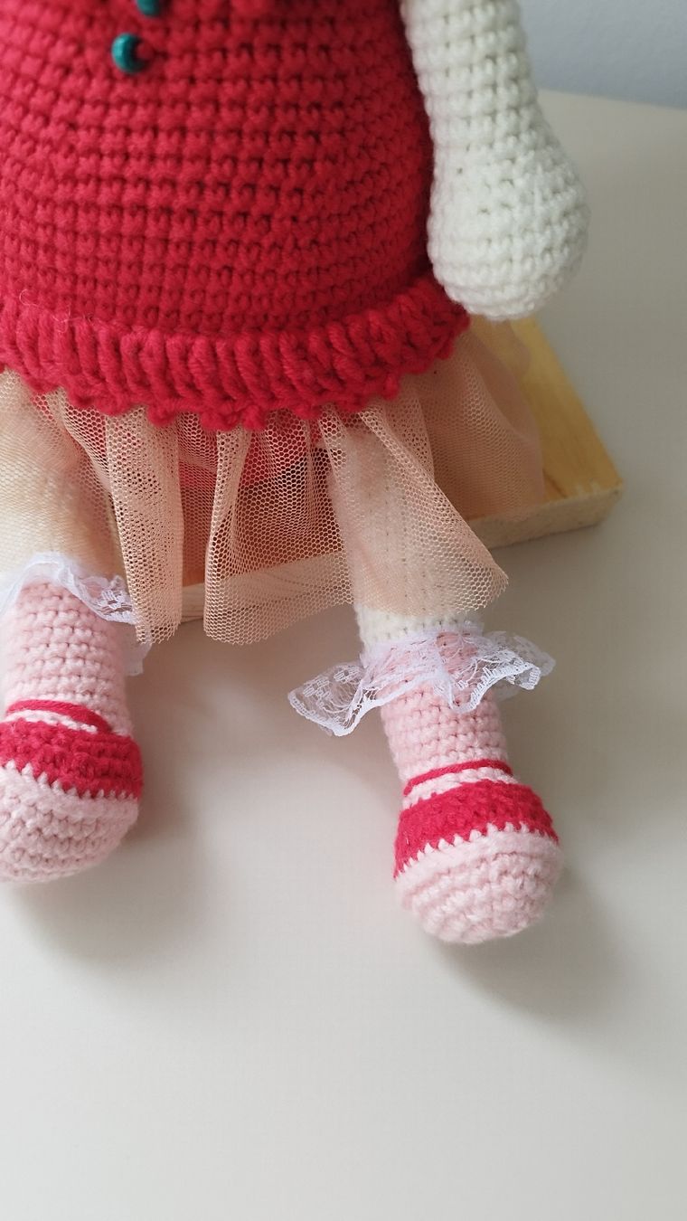 Bambole: Handmade Crochet Bunny Doll, New - Gift for Easter! 42cm – Nuovo e nell'imballaggio originale da Arnex-sur-Orbe venduto da can_97vn 6