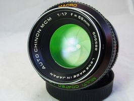 Chinon MCM Macro 55mm f1.7 M42 Kern Alpa Switar 588 #h1