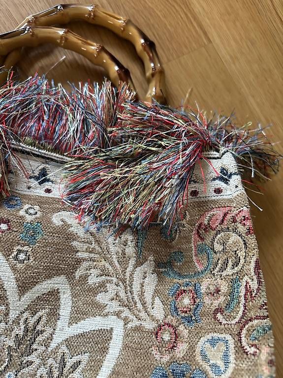 Borse da donna: Grand sac à main tissé – Usato da Martigny venduto da san_8fr5 1