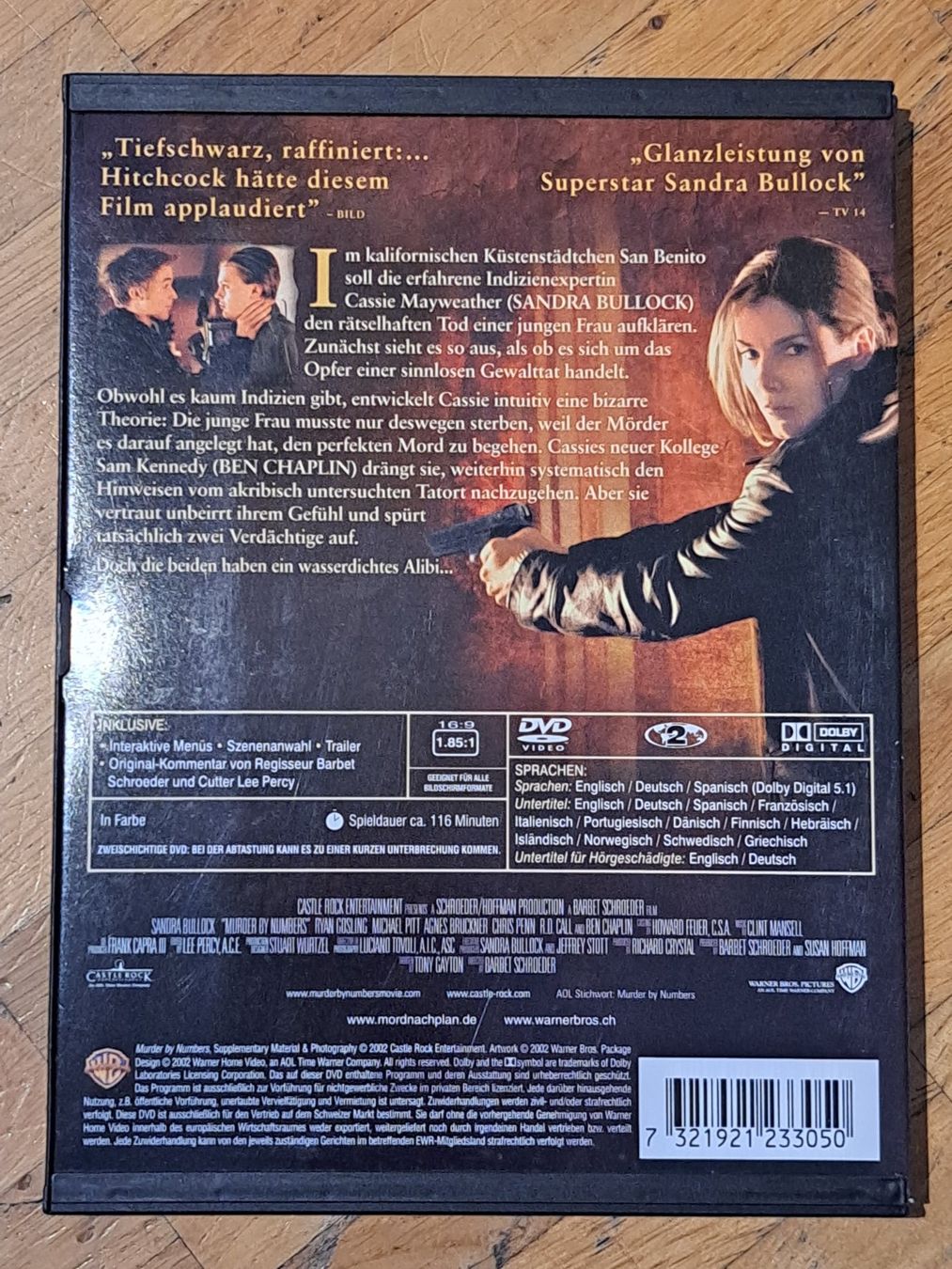 Tutti i DVDs: Mord nach Plan - Sandra Bullock – Usato da Wallisellen venduto da Sawr 1