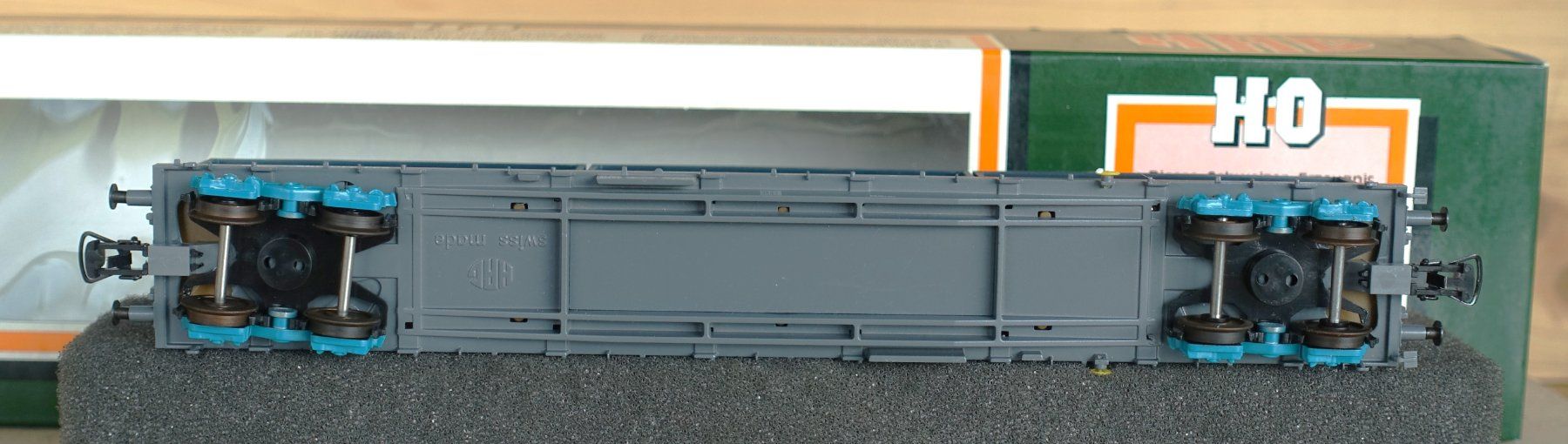 Hag Modellini di ferrovie: SBB-CFF Sgs mit Tankcontainer. Hag Art 396. AC. – Usato da Horw venduto da SwissSteamMemories 2