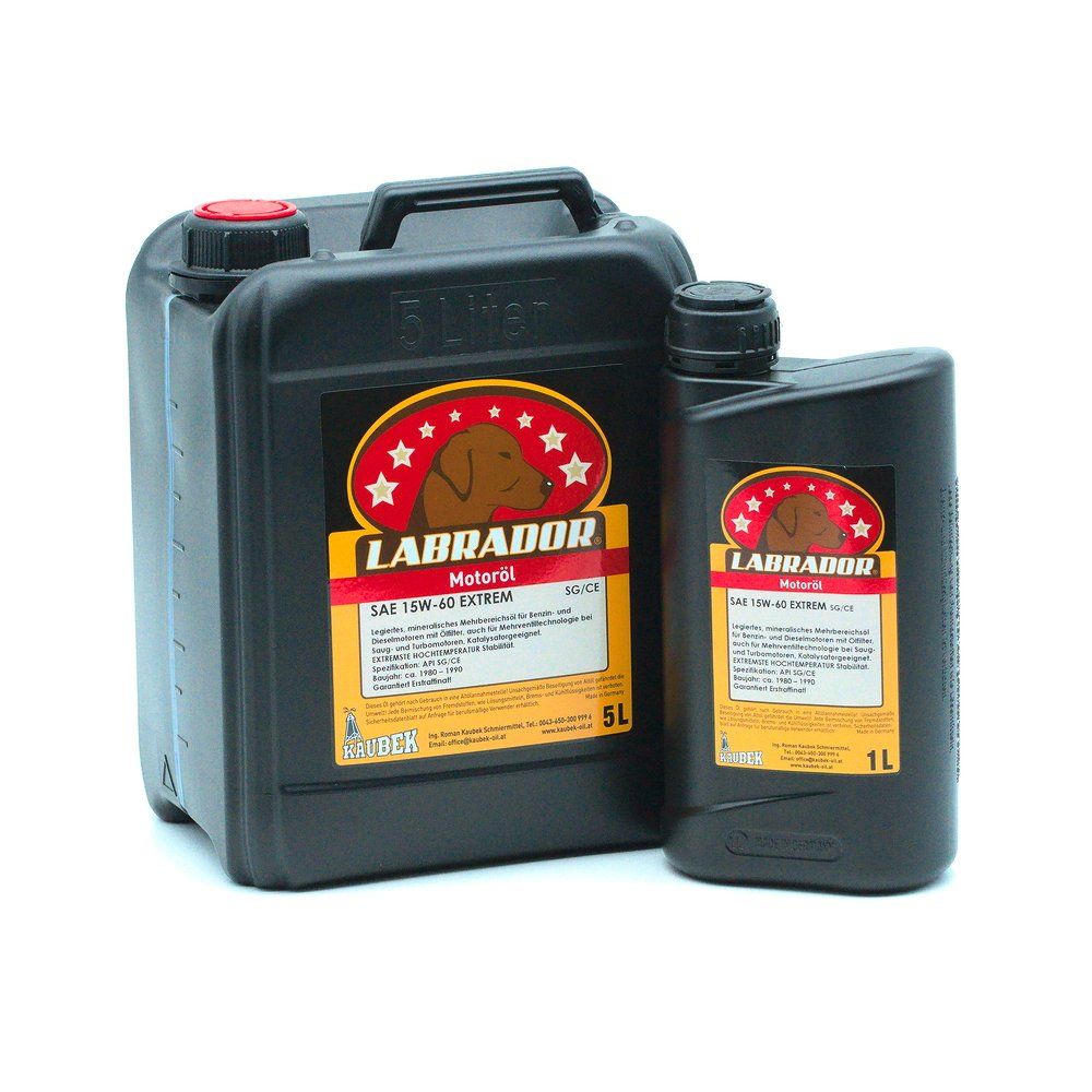 Öl und Additive: Motorenöl SAE 15W-60 SG/CE Extrem – Neu und originalverpackt aus Guntershausen von Hasler-Classics