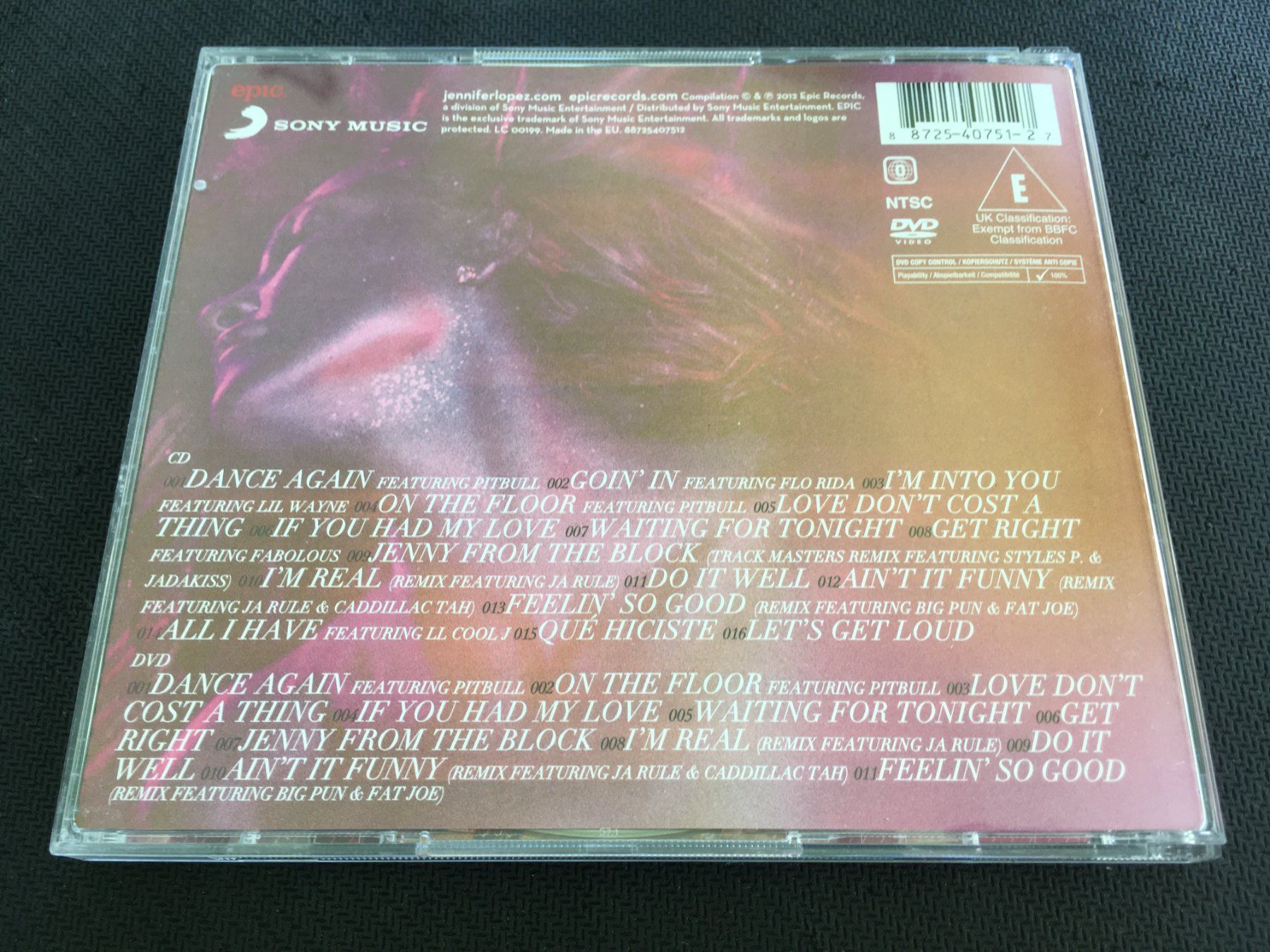 CDs: Jennifer Lopez / JLO - Dance Again ... The Hits -CD- CD+DVD – Gebraucht aus St.Gallen von MedienJoe 2