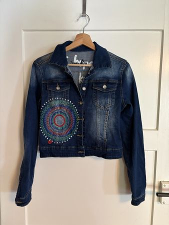 Jeans Jacke von DESIGUAL Gr. 36