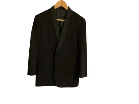 Veste de DJ vintage noire pour bal de promo, taille S